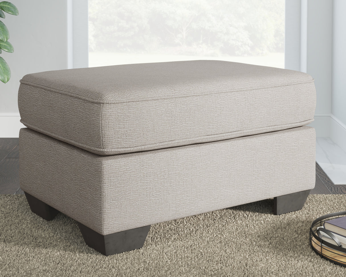 Greaves Stone Ottoman from Ashley - Luna Furniture