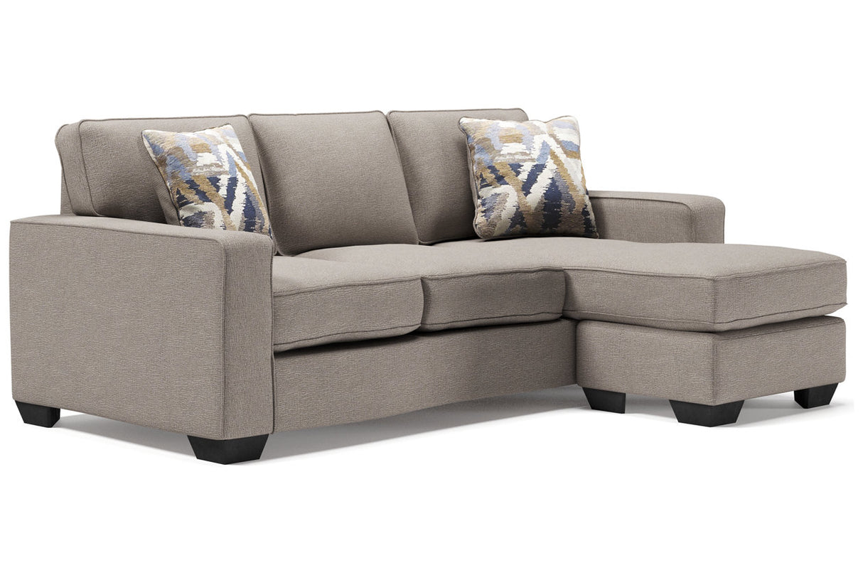 Greaves Stone Sofa Chaise, Chair, and Ottoman from Ashley - Luna Furniture