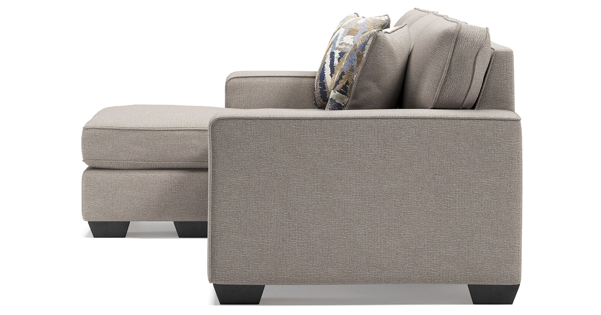 Greaves Stone Sofa Chaise and Chair from Ashley - Luna Furniture