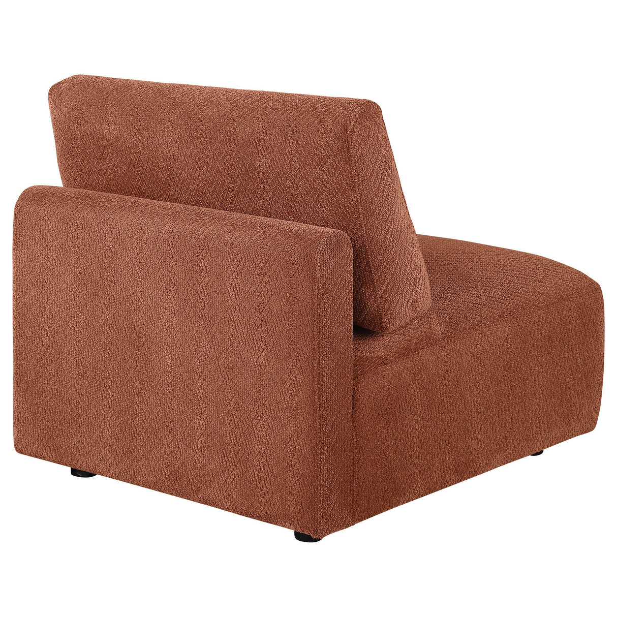 Elysia Coral Chenille Upholstered Modular Armless Chair from Coaster - Luna Furniture