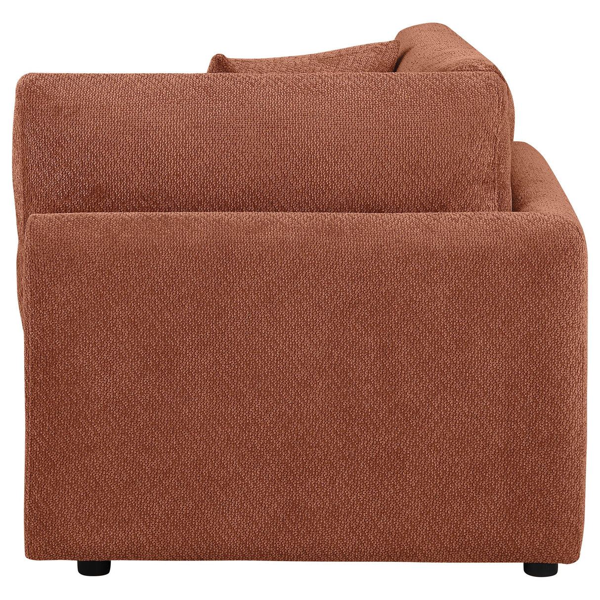 Elysia Coral Chenille Upholstered Modular Corner Chair from Coaster - Luna Furniture