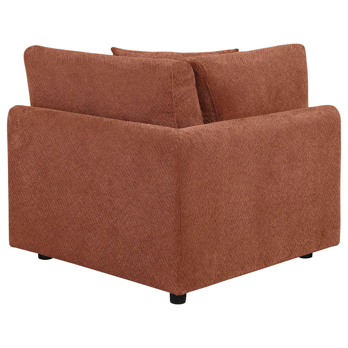 Elysia Coral Chenille Upholstered Modular Corner Chair from Coaster - Luna Furniture