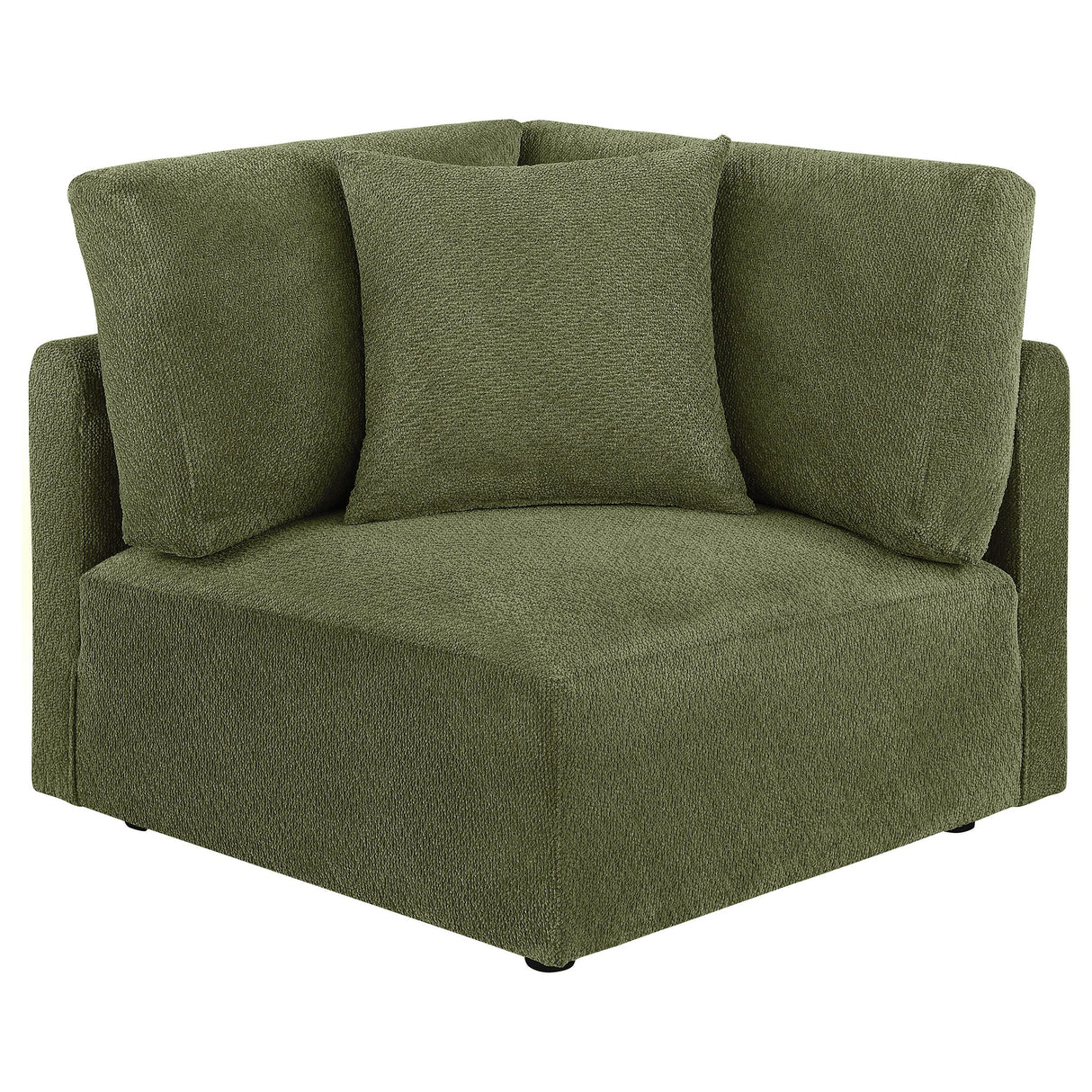 Elysia Green 5-piece Chenille Upholstered Modular Sectional Sofa from Coaster - Luna Furniture