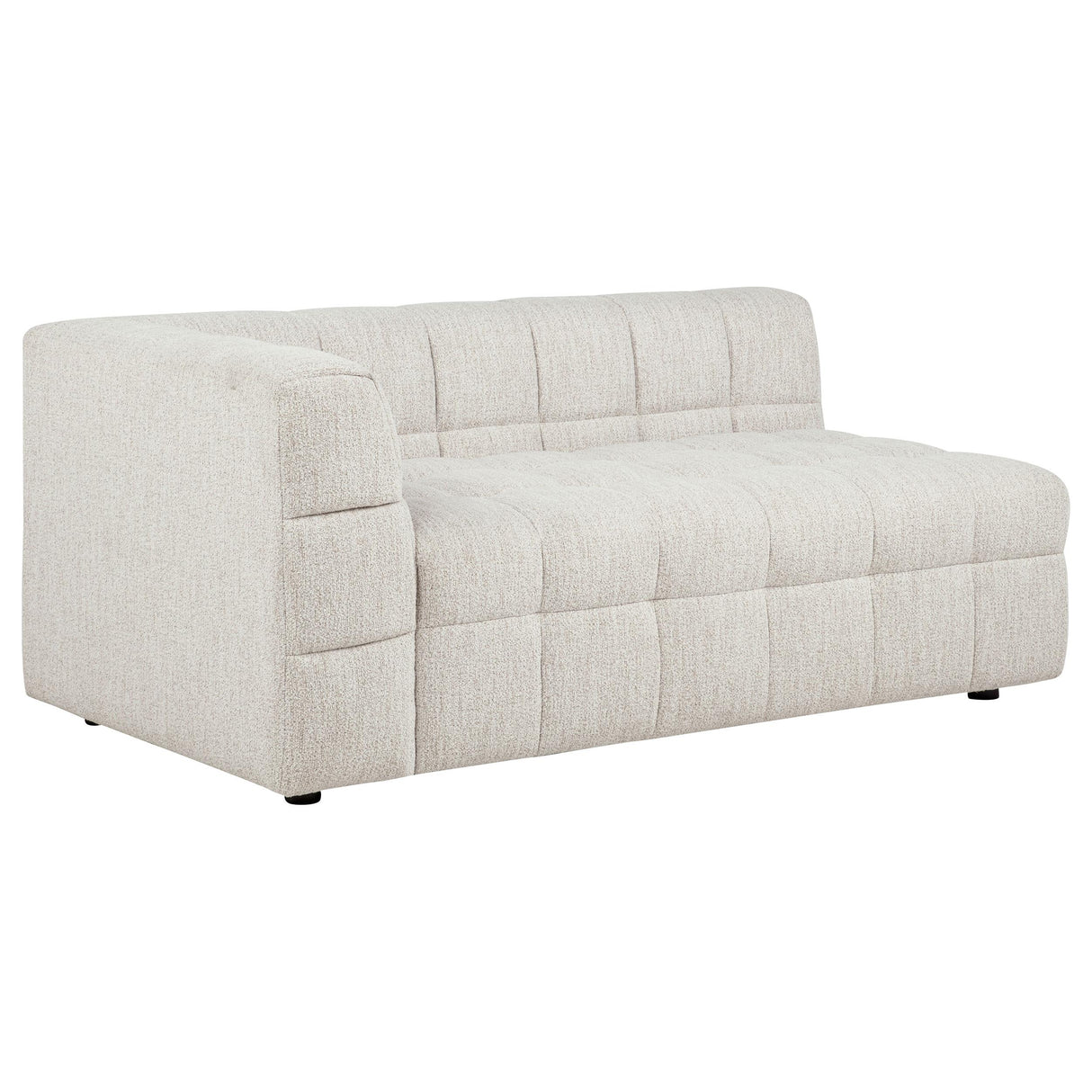 Amara Ivory 4-Piece Upholstered Sectional Sofa from Coaster - Luna Furniture