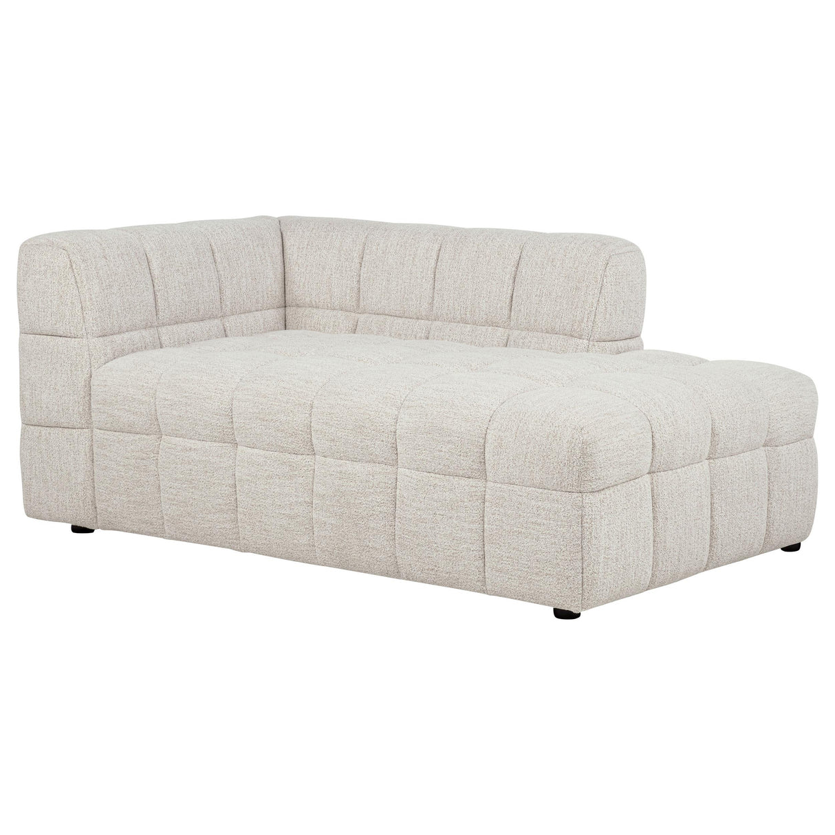 Amara Ivory 4-Piece Upholstered Sectional Sofa from Coaster - Luna Furniture