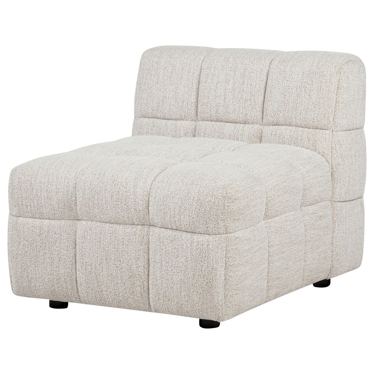 Amara Upholstered Armless Chair from Coaster - Luna Furniture