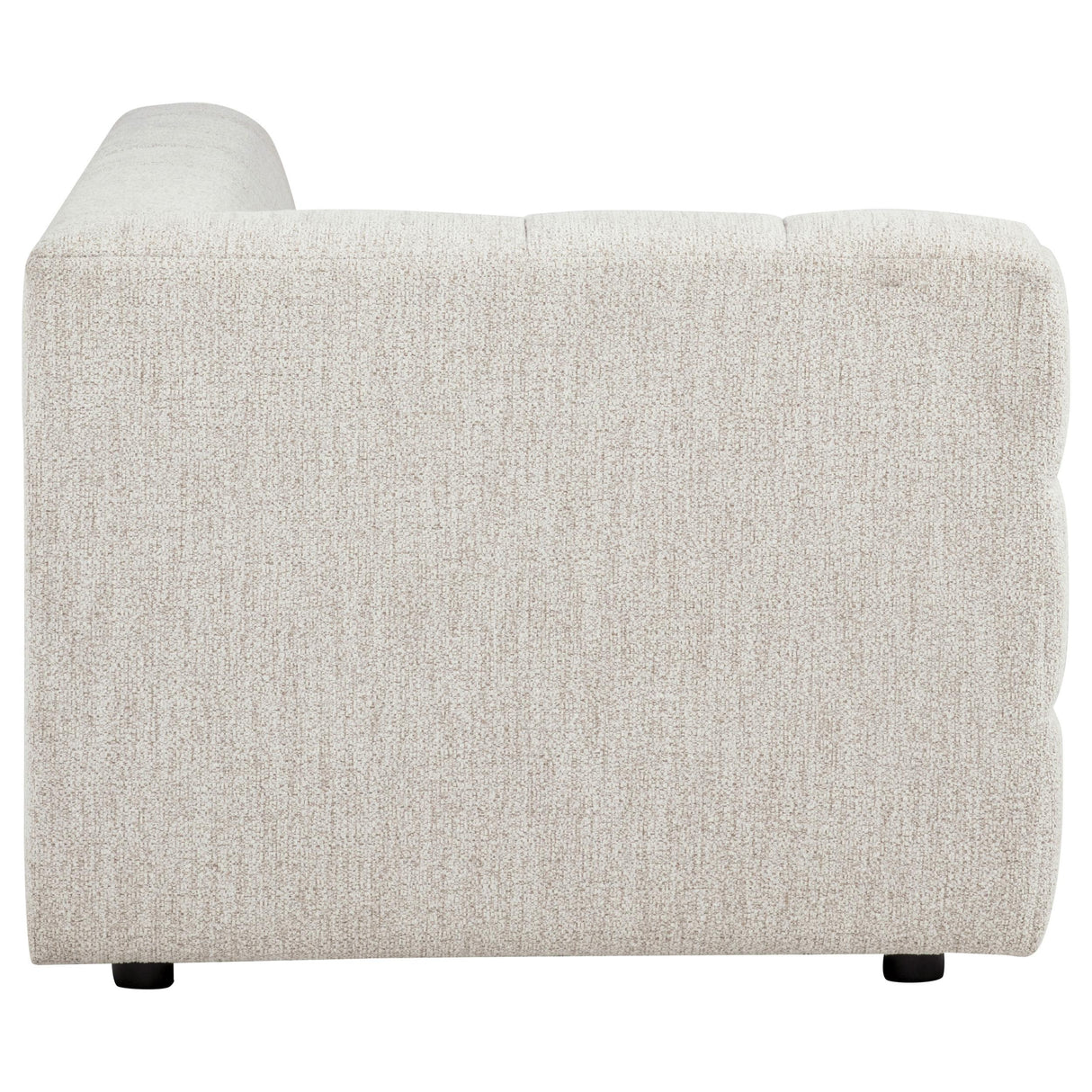 Amara Ivory Upholstered LAF Loveseat from Coaster - Luna Furniture