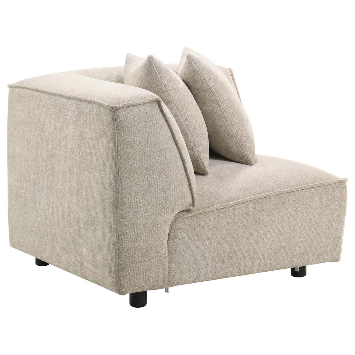 Crane Beige Modular Corner Chair from Coaster - Luna Furniture