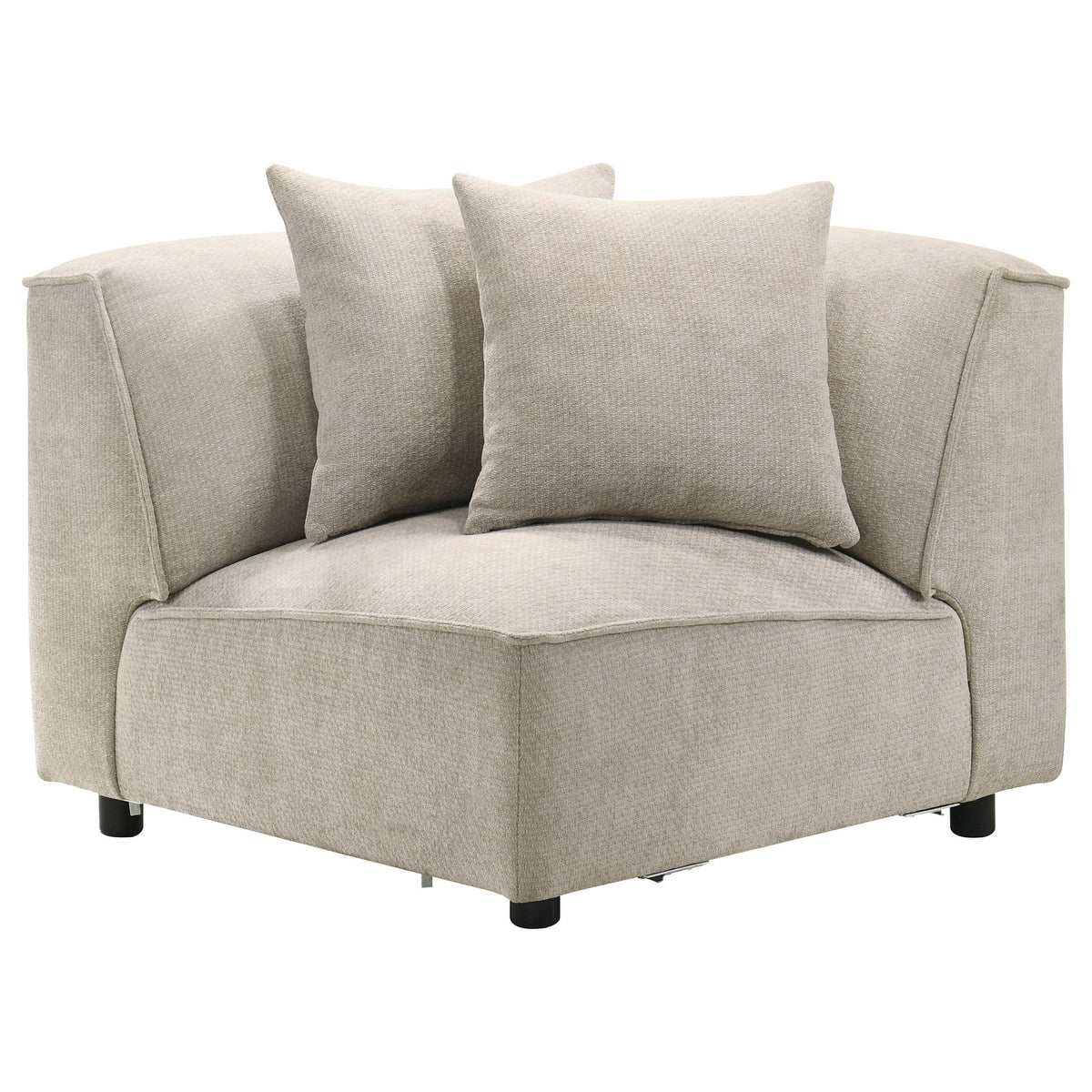 Crane Beige Modular Corner Chair from Coaster - Luna Furniture