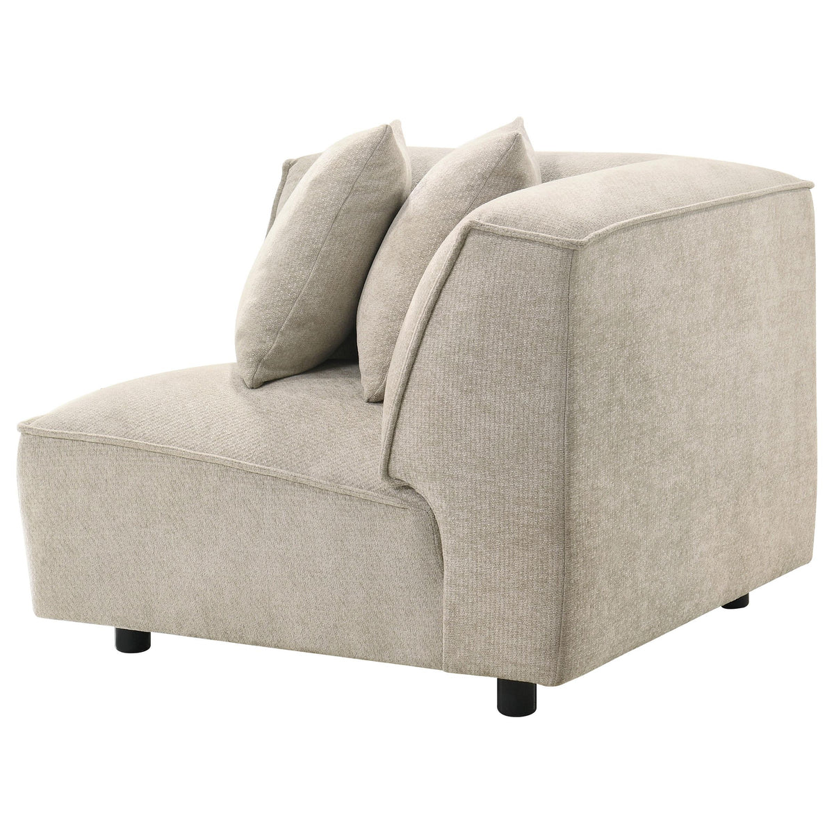 Crane Beige Modular Corner Chair from Coaster - Luna Furniture