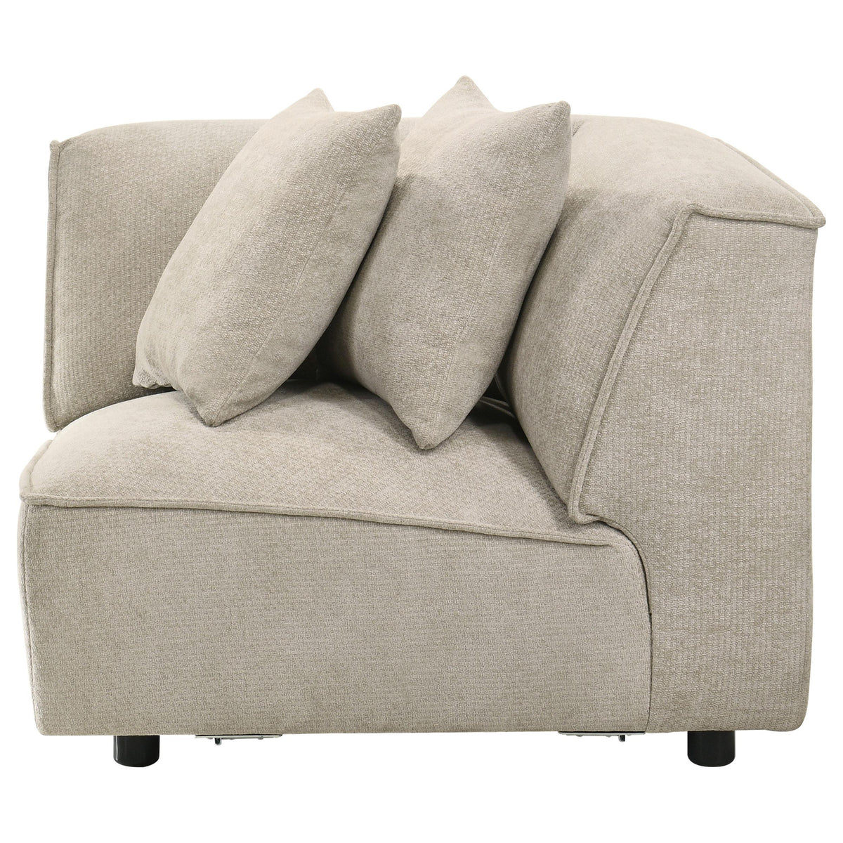 Crane Beige Modular Corner Chair from Coaster - Luna Furniture
