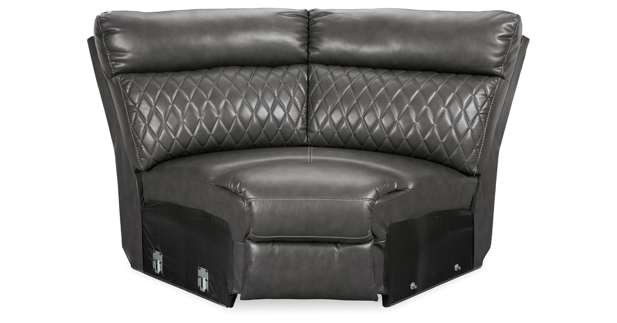 Samperstone Gray Wedge from Ashley Furniture - Luna Furniture