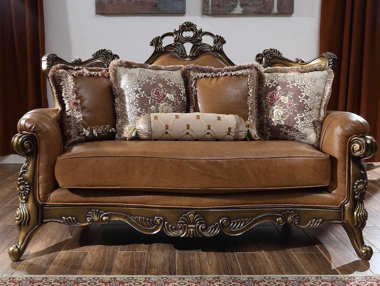 HD-555 Custom Mohawk Finish Loveseat from Homey Design - Luna Furniture