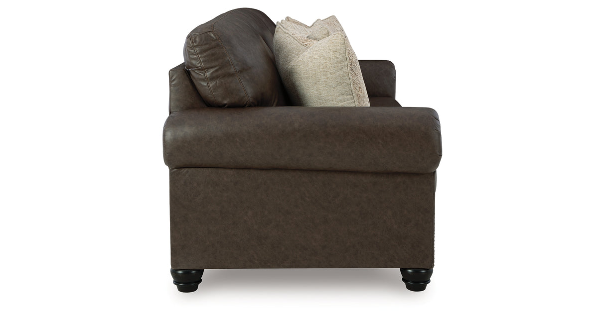 Roxmere Umber Queen Sofa Sleeper from Ashley Furniture - Luna Furniture