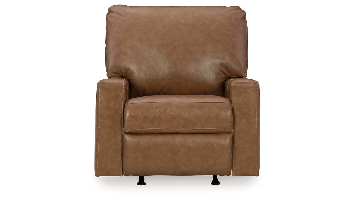 Bolsena Sofa, Loveseat and Recliner in Caramel from Ashley Furniture - Luna Furniture