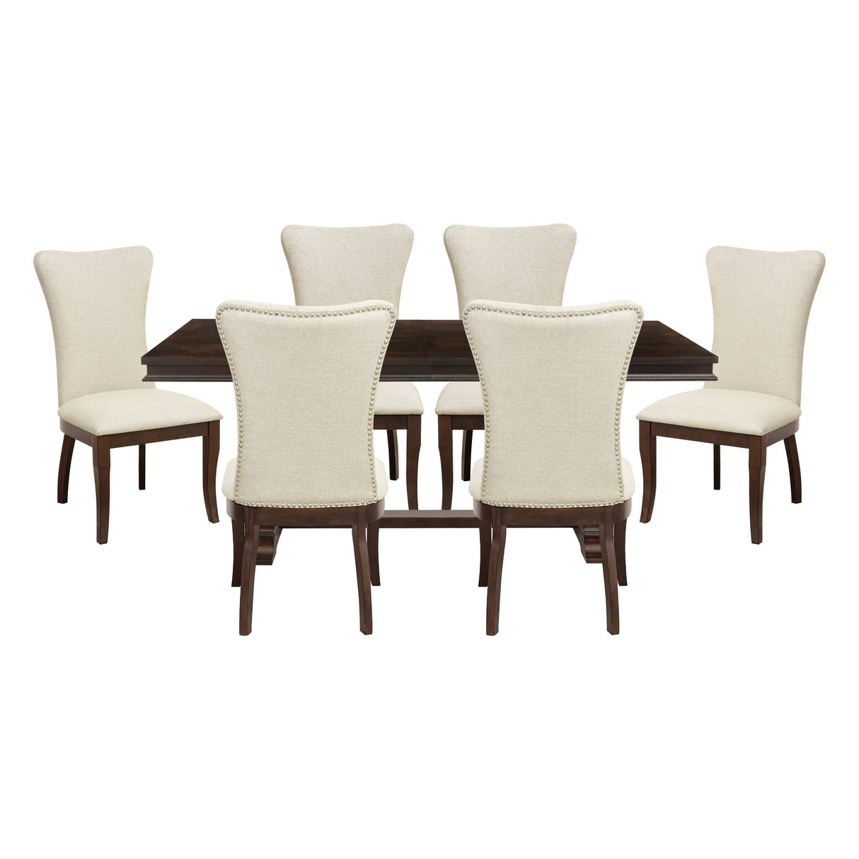 Oratorio Cherry 7-Piece Dining Set from Homelegance - Luna Furniture