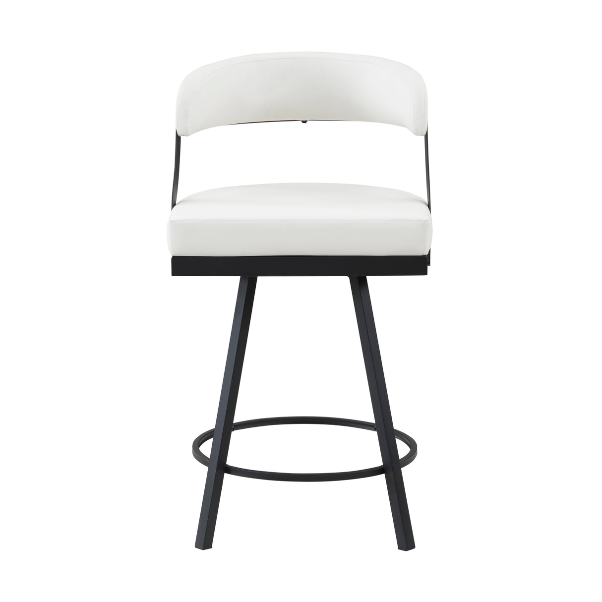 Appert Black/Dark Gray Swivel Pub Height Chair, Set of 2 from Homelegance - Luna Furniture