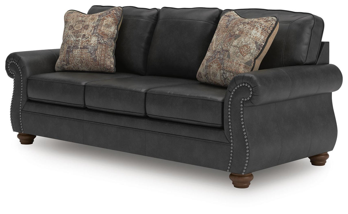 Chasemore Black Sofa and Recliner from Ashley Furniture - Luna Furniture
