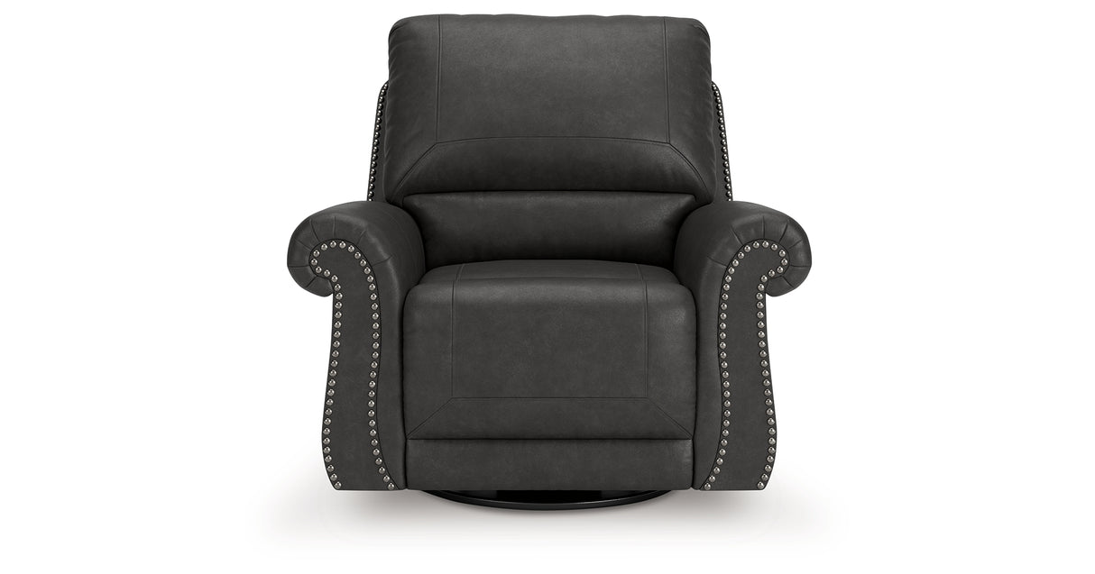 Chasemore Black Sofa and Recliner from Ashley - Luna Furniture