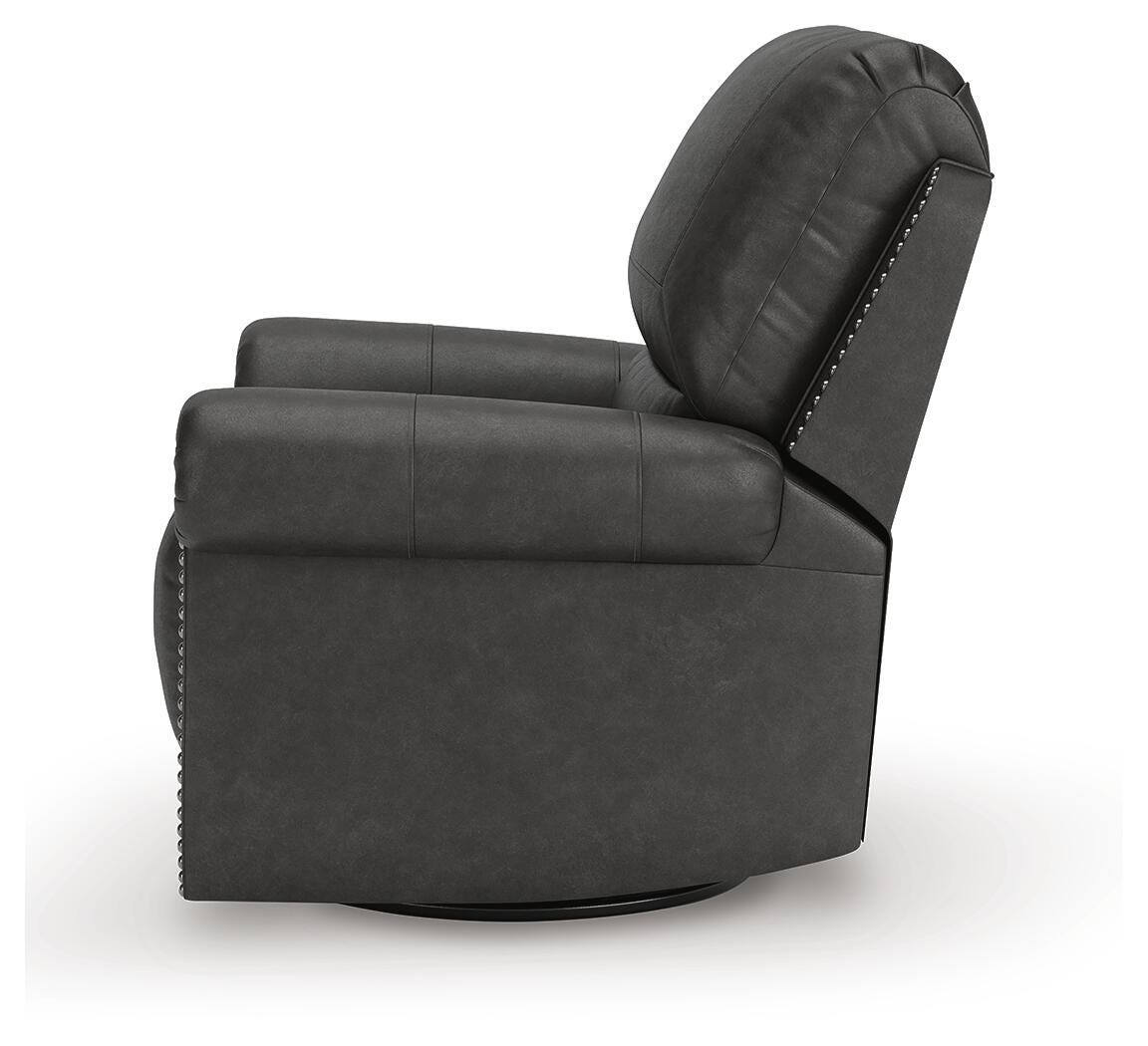 Chasemore Black Sofa and Recliner from Ashley Furniture - Luna Furniture
