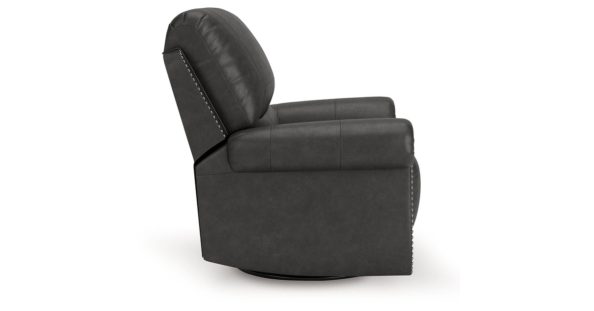Chasemore Black Sofa and Recliner from Ashley - Luna Furniture
