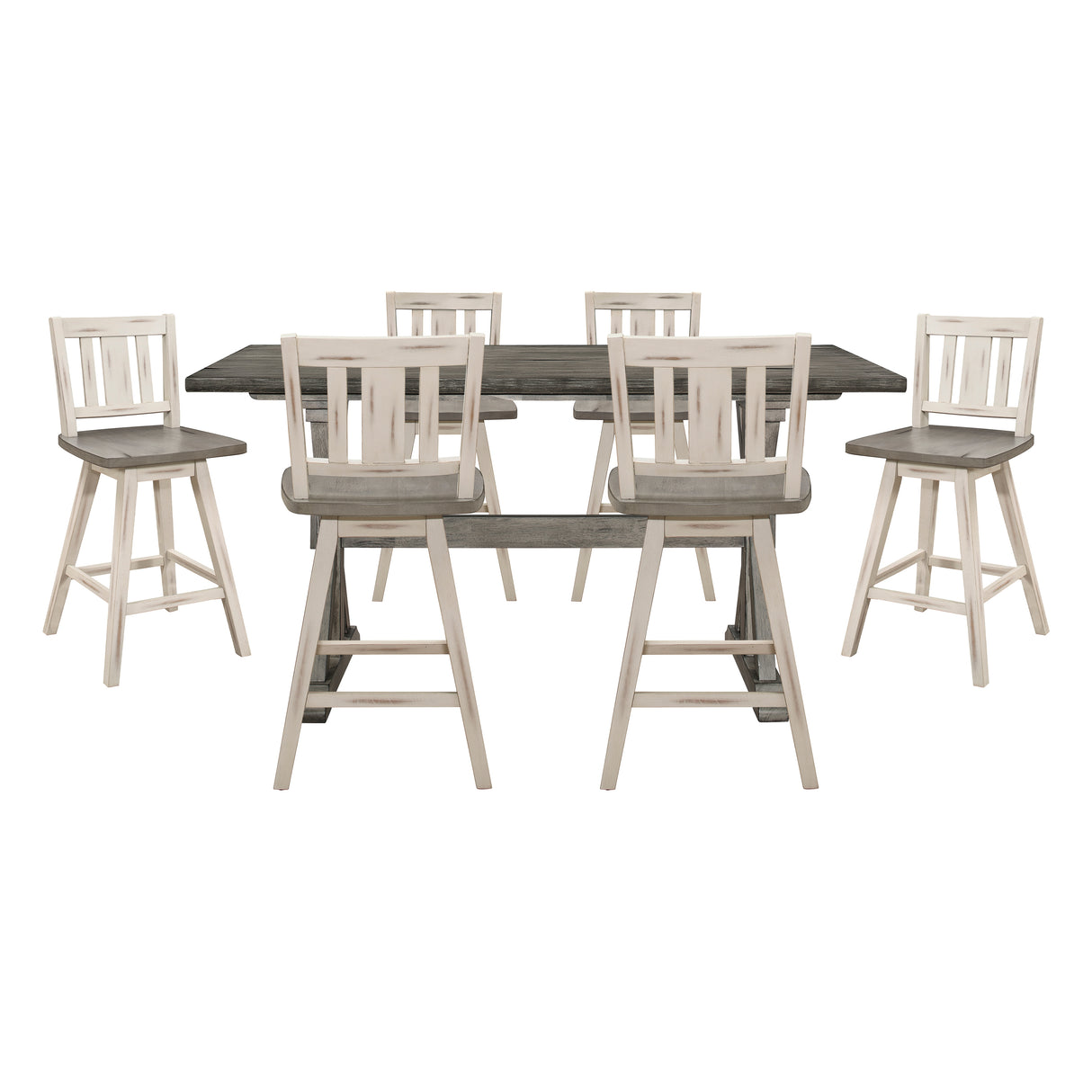 Timbre Gray Counter Height Chair, Set of 2 from Homelegance - Luna Furniture