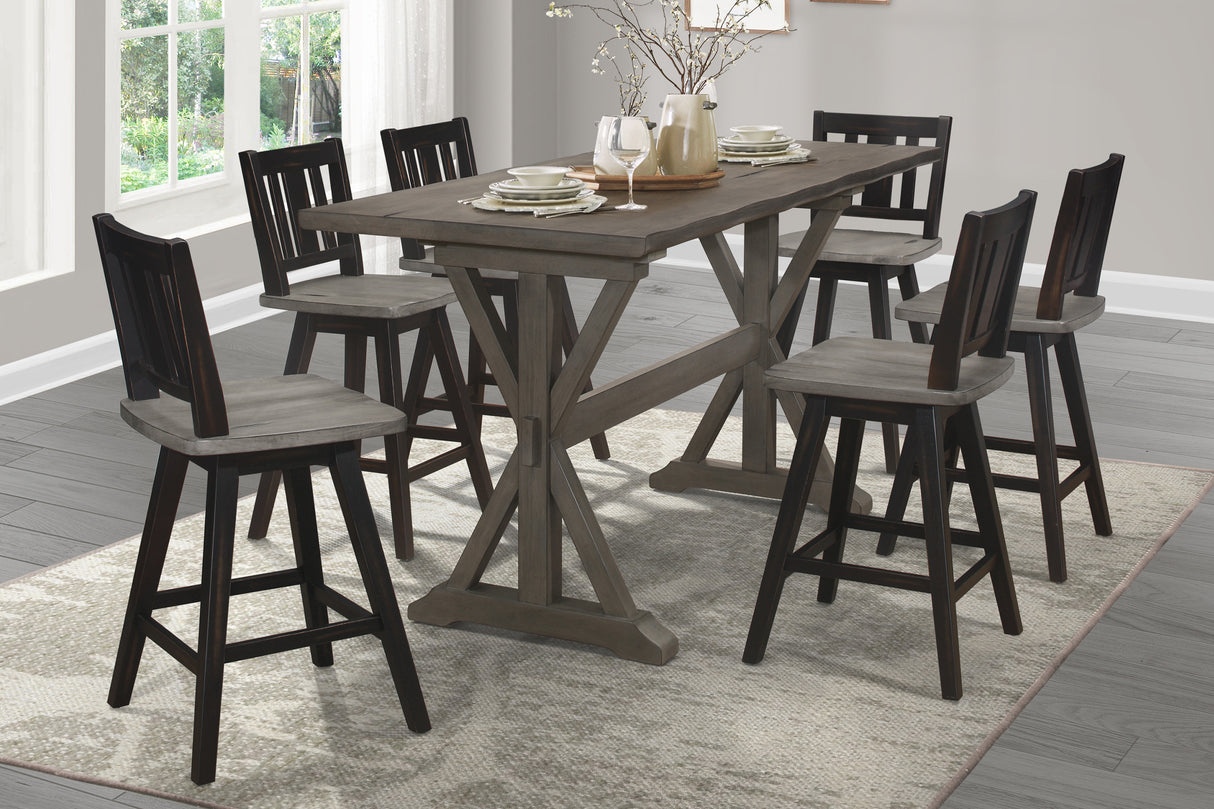 Amsonia Gray Counter Height Table from Homelegance - Luna Furniture