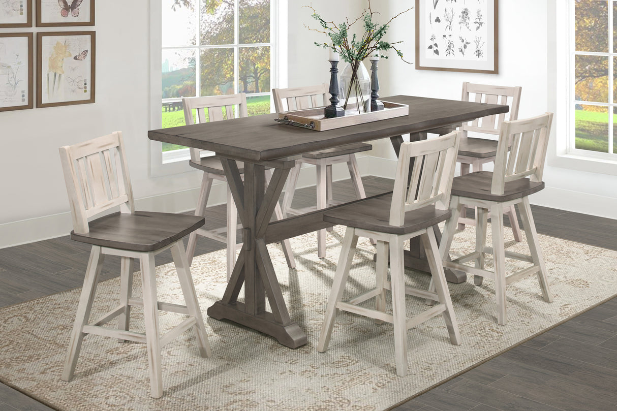 Amsonia Gray Counter Height Table from Homelegance - Luna Furniture