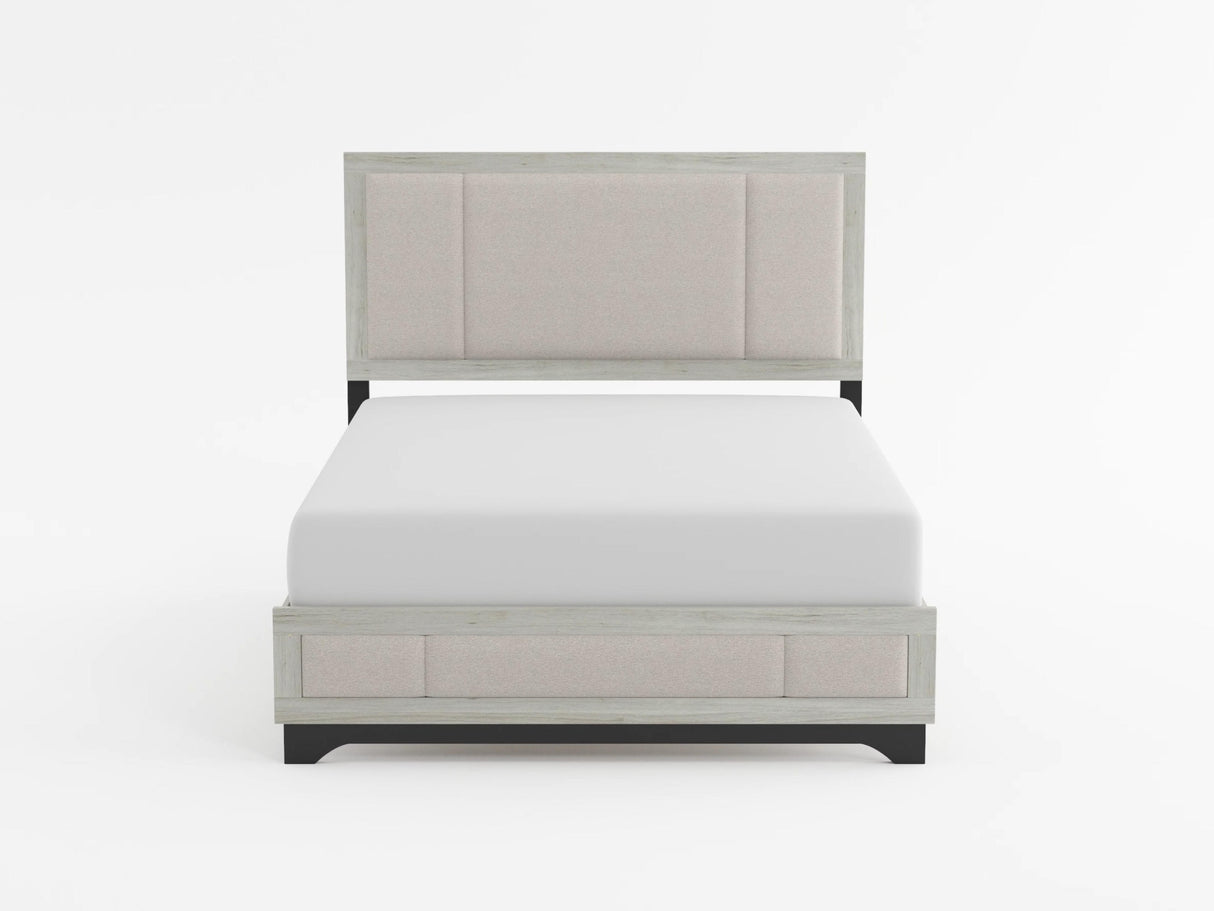 Westport White Oak/Gray California King Platform Bed from Homelegance - Luna Furniture