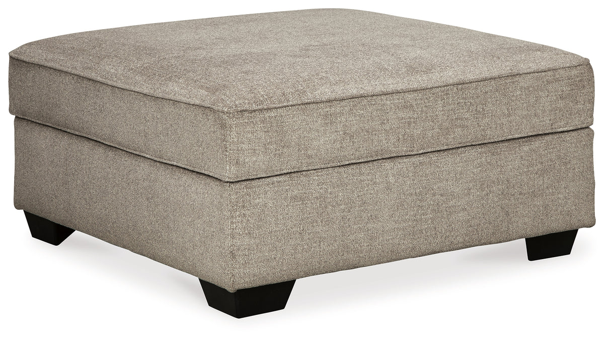 Bovarian 3-Piece Sectional with Ottoman in Stone from Ashley Furniture - Luna Furniture