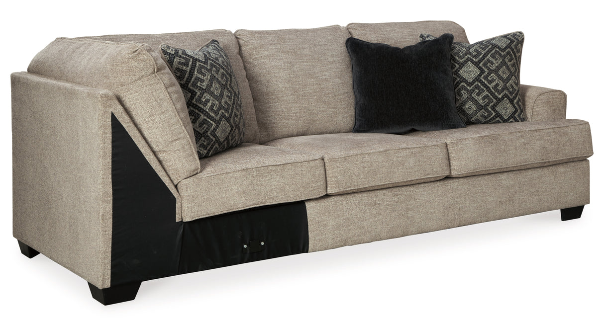 Bovarian Stone 2-Piece Sectional with Ottoman from Ashley Furniture - Luna Furniture