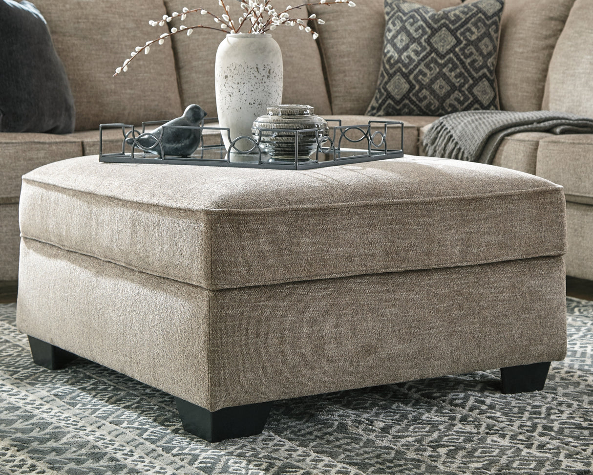Bovarian Stone 3-Piece Sectional with Ottoman from Ashley Furniture - Luna Furniture