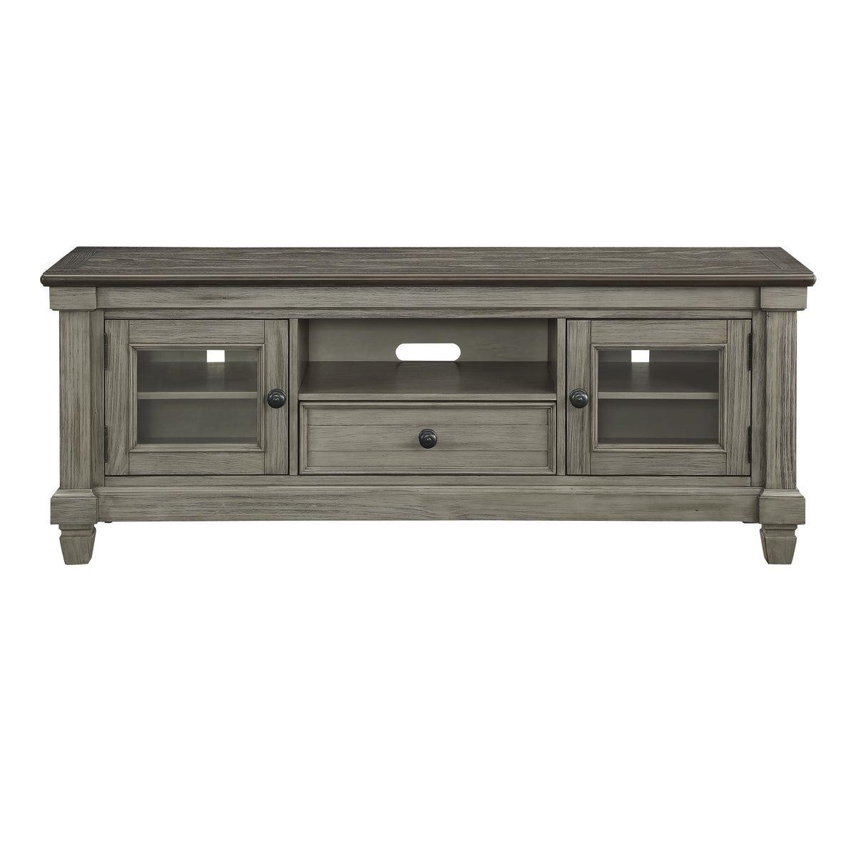 Granby Antique Gray End Table