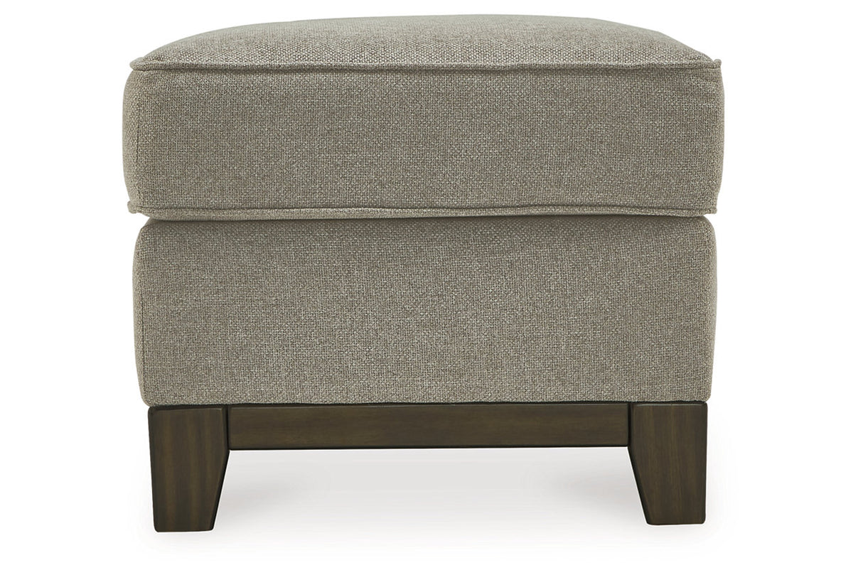 Kaywood Granite Chair and Ottoman from Ashley - Luna Furniture