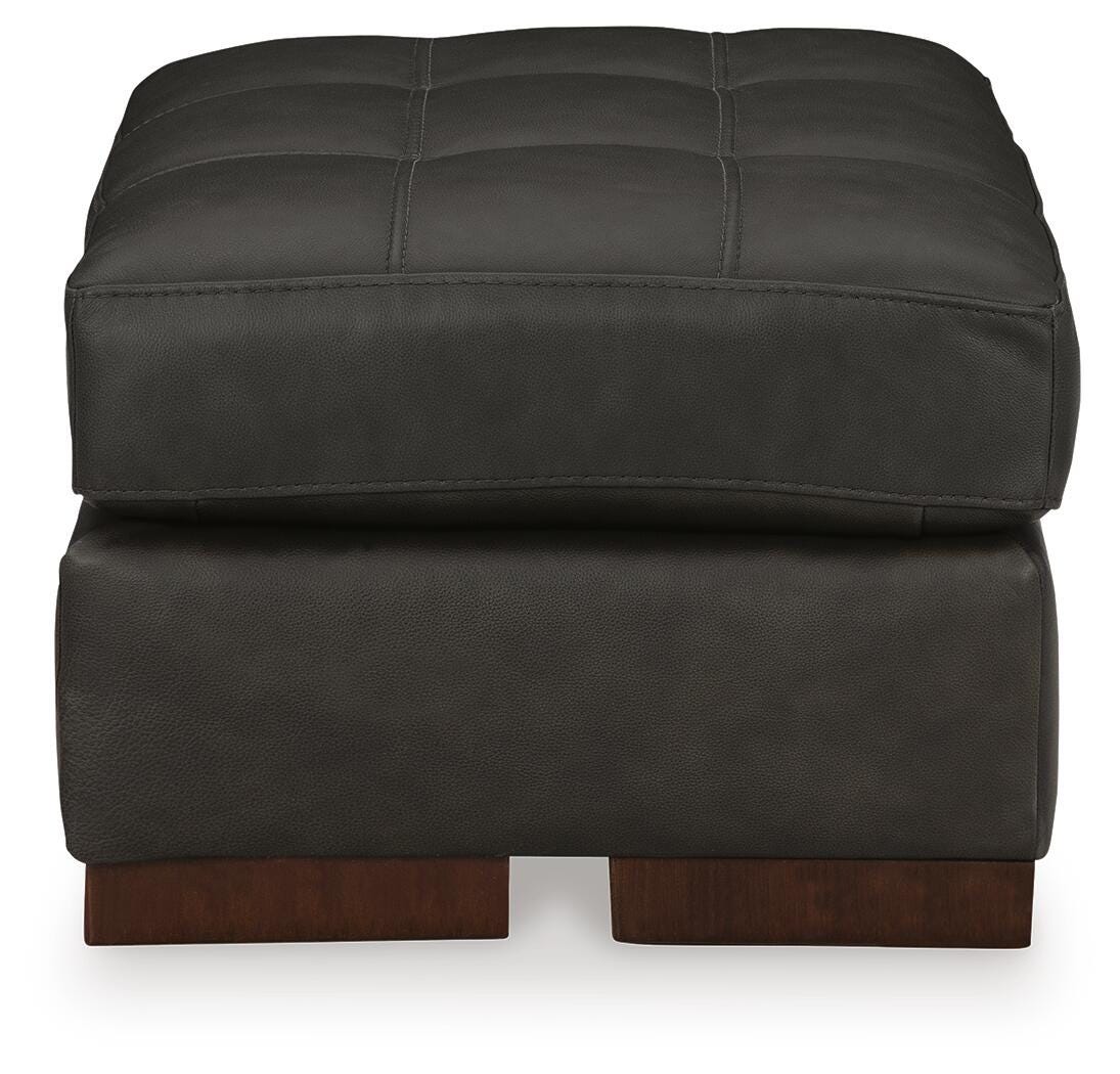Luigi Thunder Oversized Chair and Ottoman from Ashley Furniture - Luna Furniture
