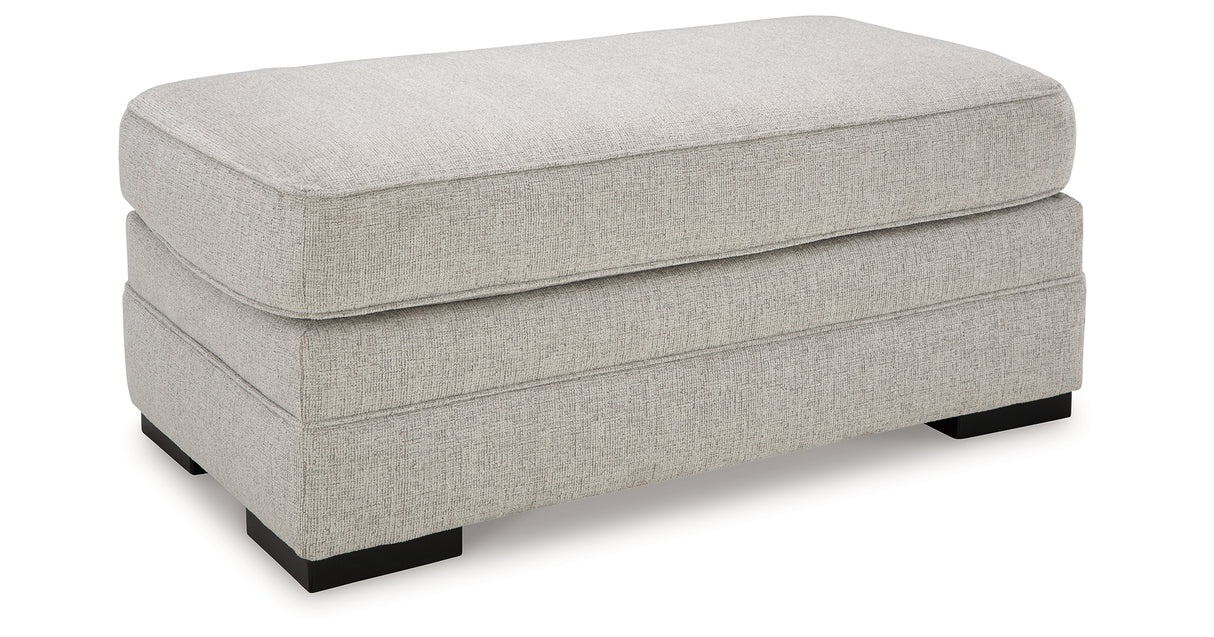 Eastonbridge Chair and Ottoman in Shadow from Ashley Furniture - Luna Furniture