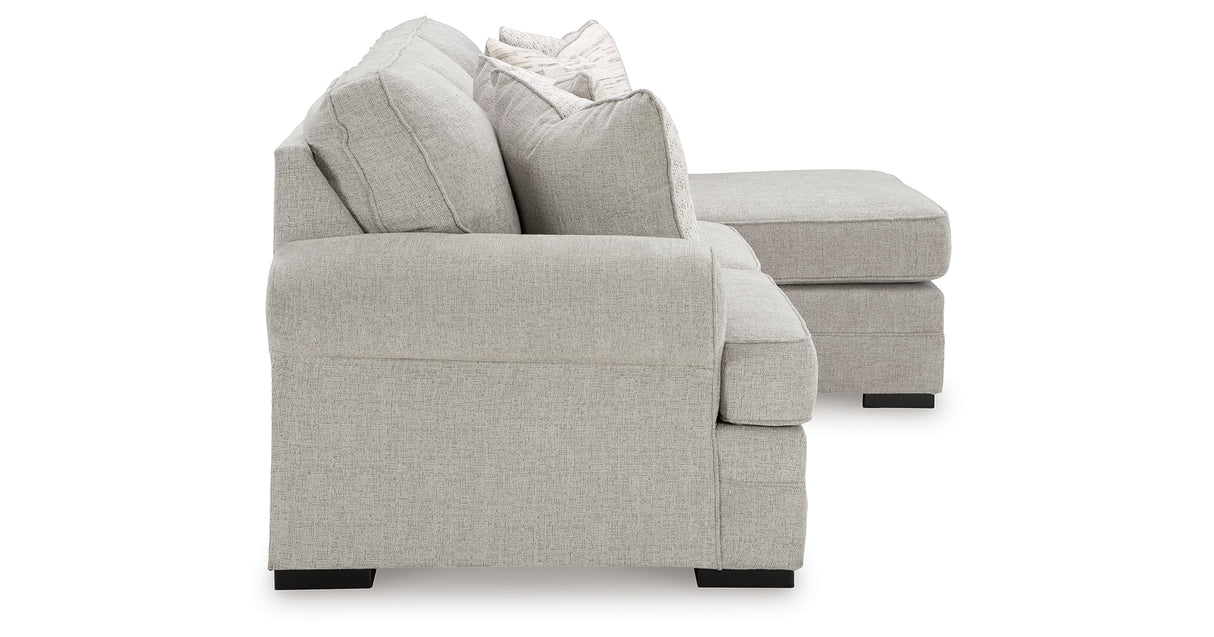 Eastonbridge Sofa Chaise, Chair, and Ottoman in Shadow from Ashley Furniture - Luna Furniture