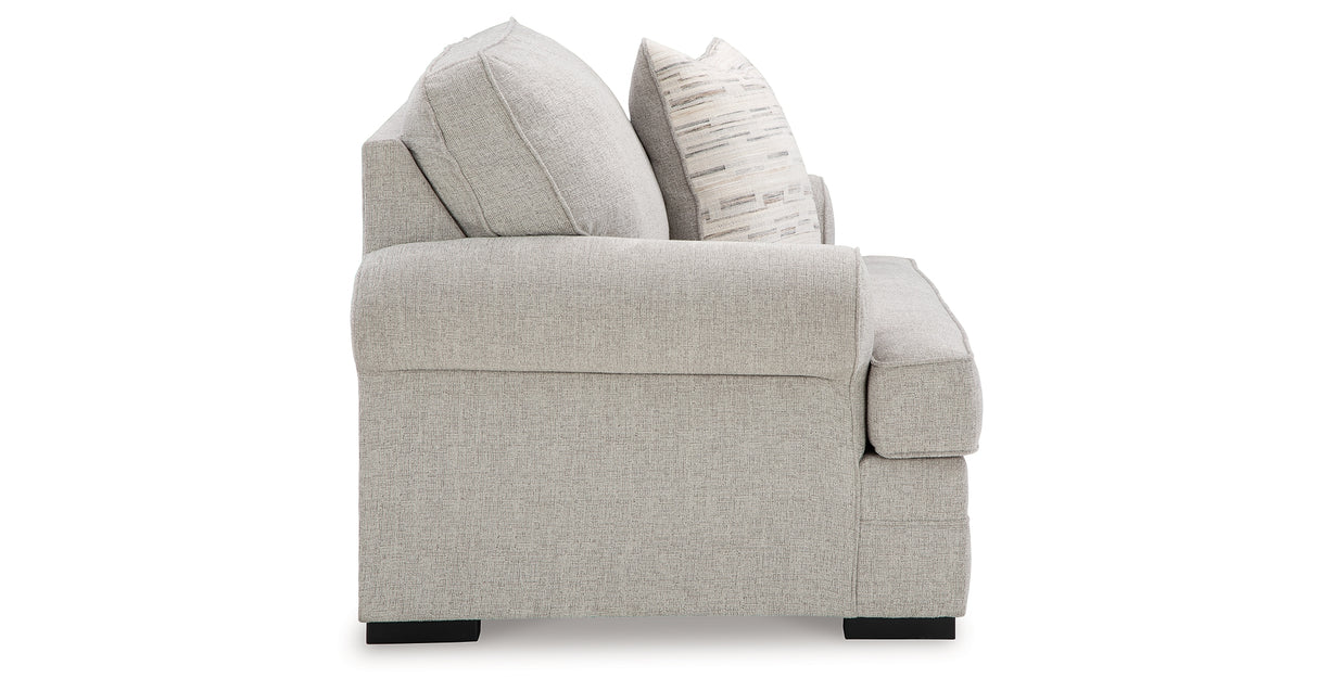 Eastonbridge Sofa Chaise, Chair, and Ottoman in Shadow from Ashley Furniture - Luna Furniture