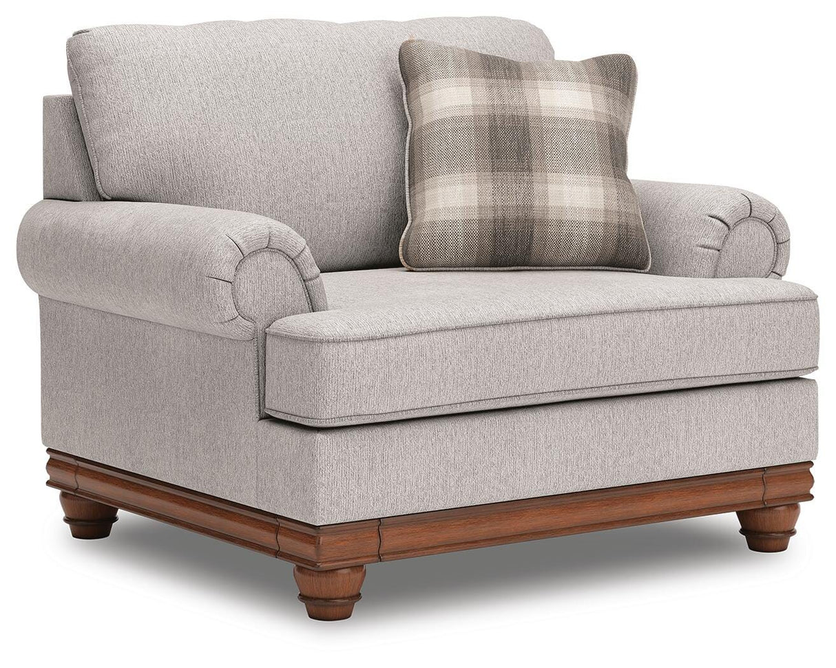 Clearbrooke Sofa, Oversized Chair and Ottoman from Ashley - Luna Furniture
