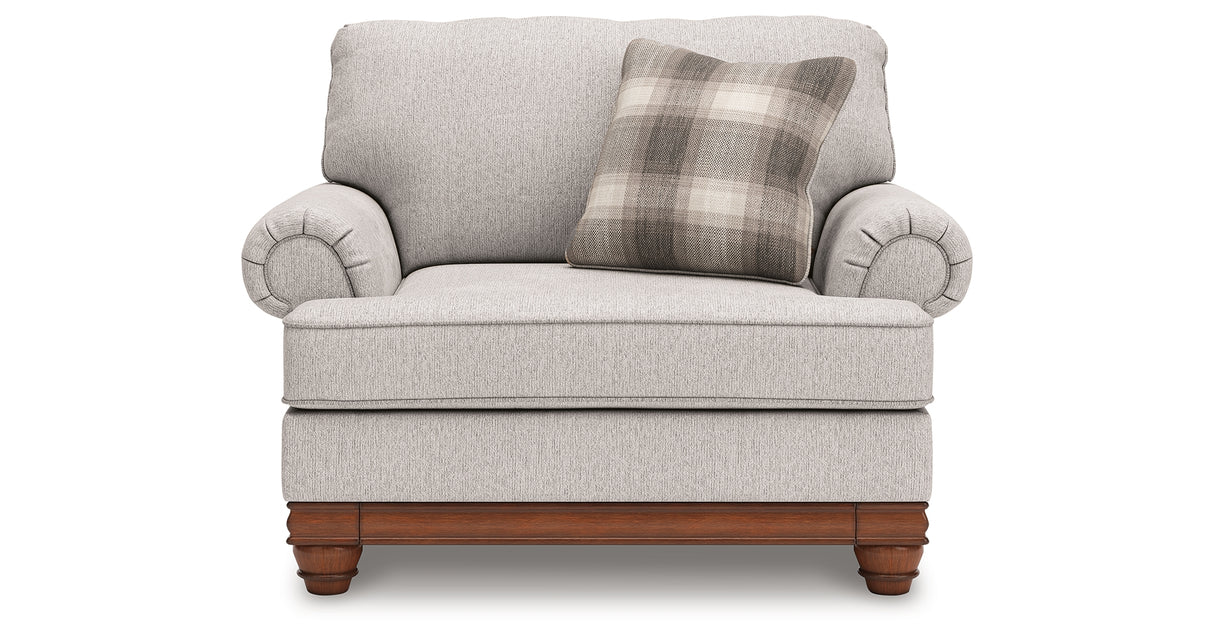 Clearbrooke Sofa, Oversized Chair and Ottoman from Ashley - Luna Furniture