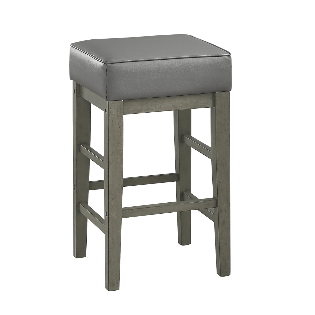 Pittsville Black/Espresso Pub Height Stool, Set of 2 from Homelegance - Luna Furniture