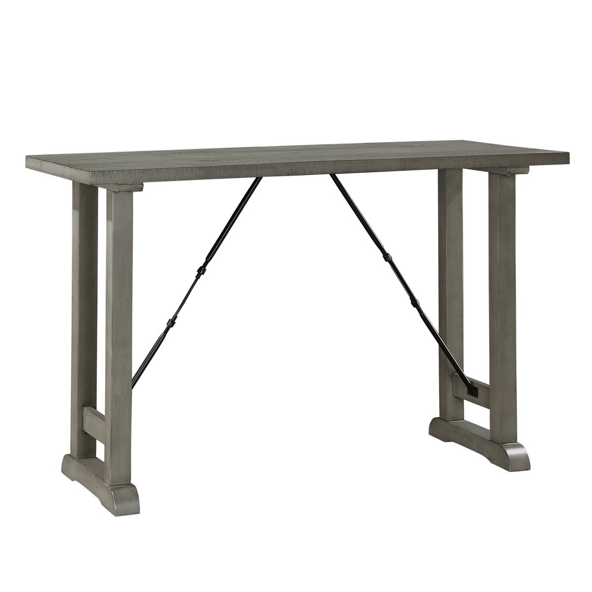 Auburndale Light Gray Counter Height Bench
