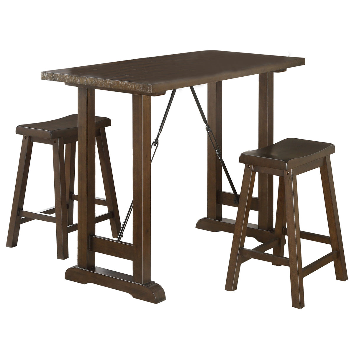 Auburndale Light Gray 5-Piece Counter Height Set from Homelegance - Luna Furniture