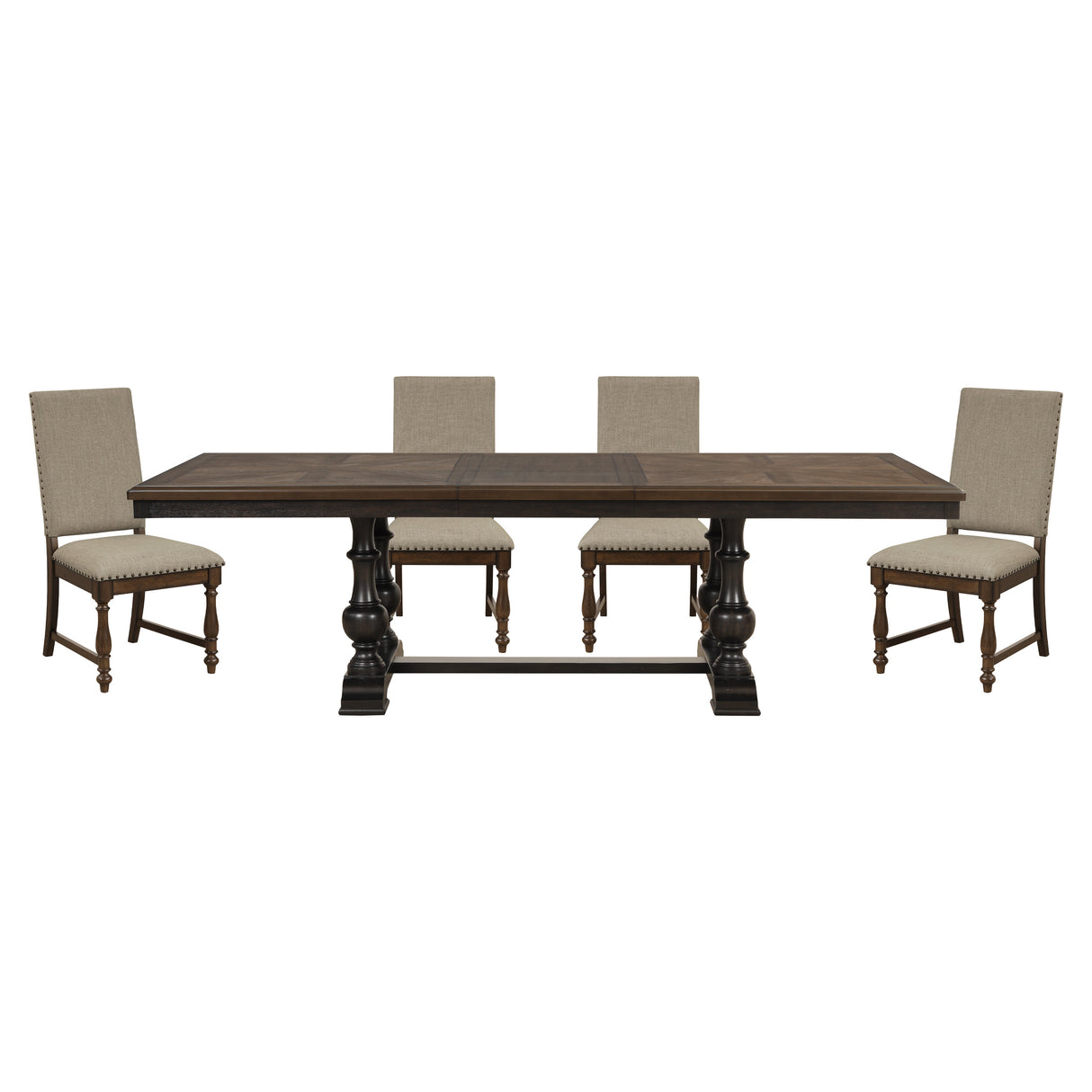 Stonington Brown 11-Piece Dining Set from Homelegance - Luna Furniture