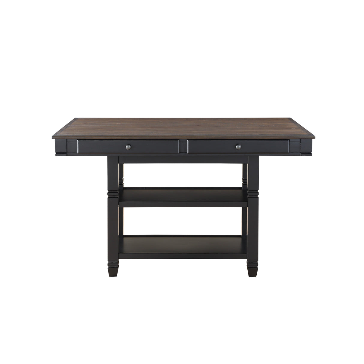 Baywater Black/Brown Counter Height Table from Homelegance - Luna Furniture