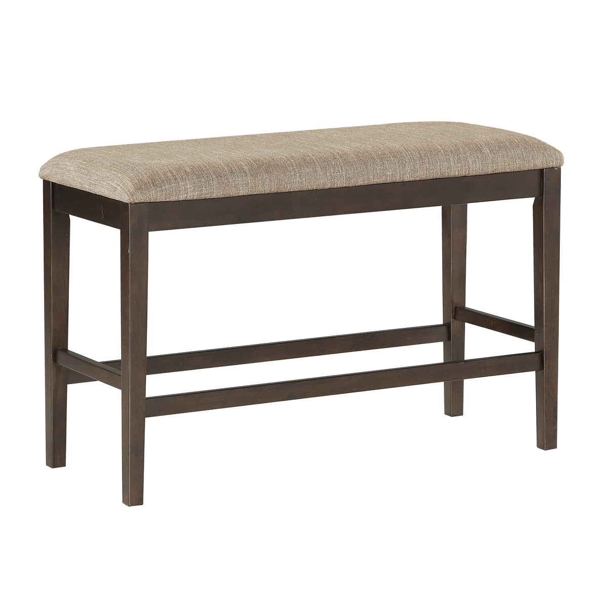Balin Dark Brown 7-Piece Slat Back Counter Height Set from Homelegance - Luna Furniture