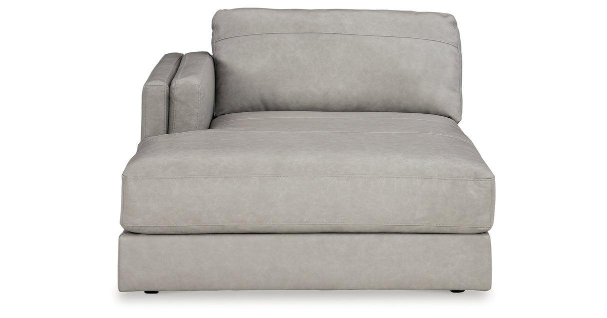Amiata Glacier Left-Arm Facing Corner Chaise from Ashley Furniture - Luna Furniture
