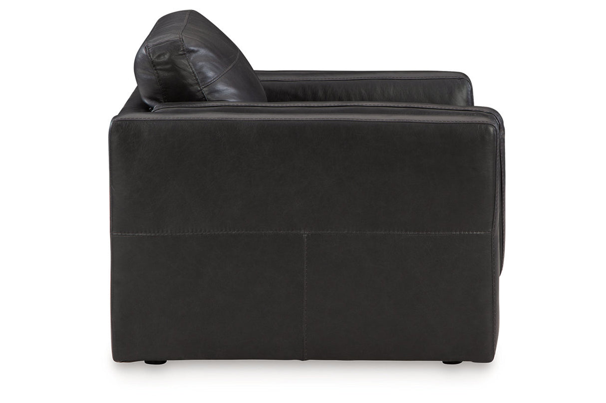 Amiata Onyx Sofa, Loveseat, Oversized Chair and Ottoman from Ashley Furniture - Luna Furniture
