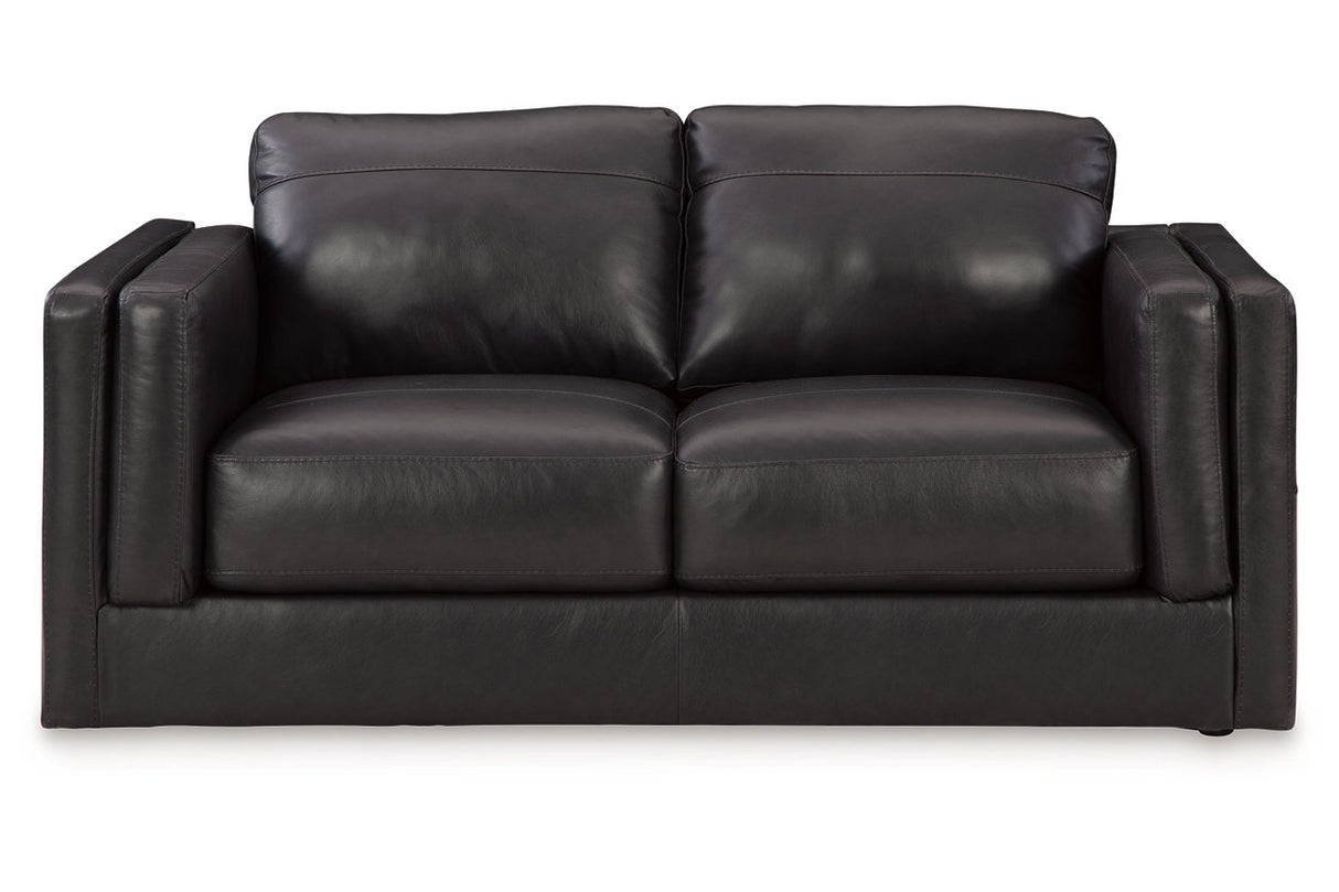 Amiata Onyx Sofa, Loveseat, Oversized Chair and Ottoman from Ashley Furniture - Luna Furniture