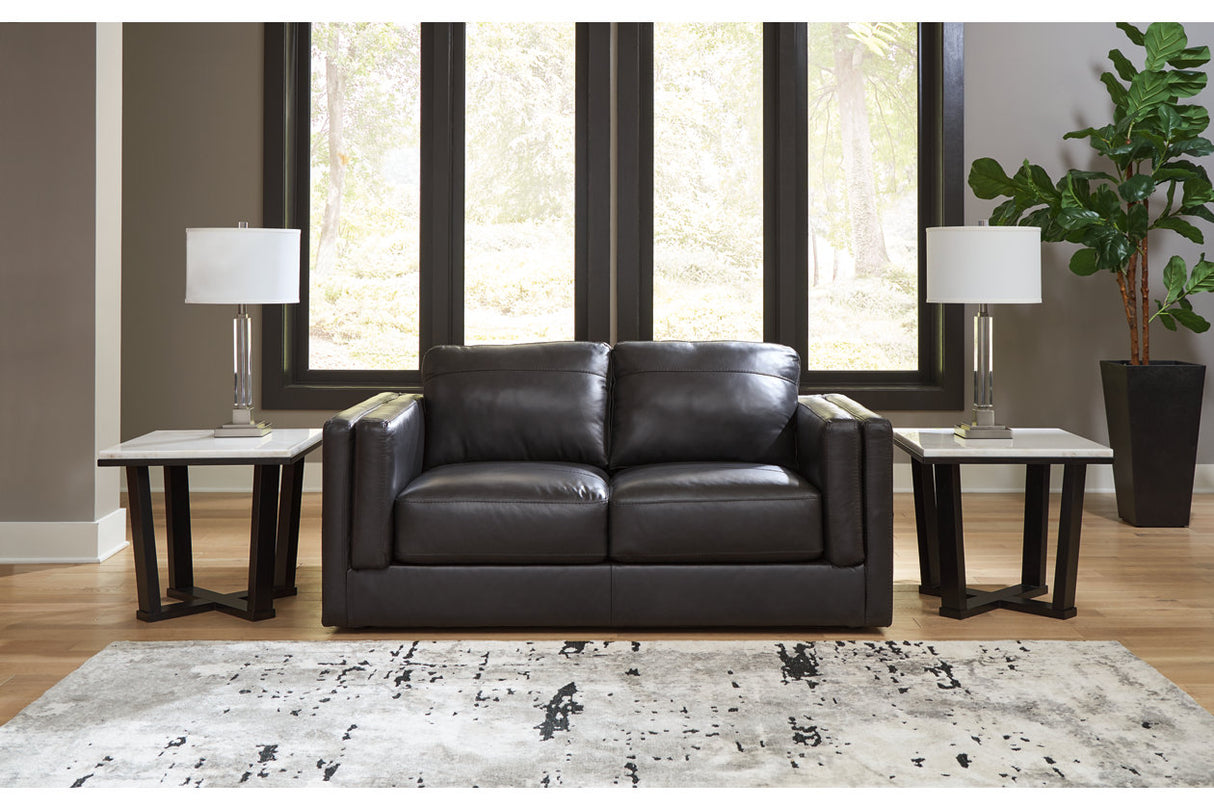 Amiata Onyx Sofa, Loveseat, Oversized Chair and Ottoman from Ashley Furniture - Luna Furniture